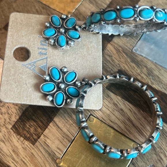 Turquoise Earrings NWT - Picture 2 of 5